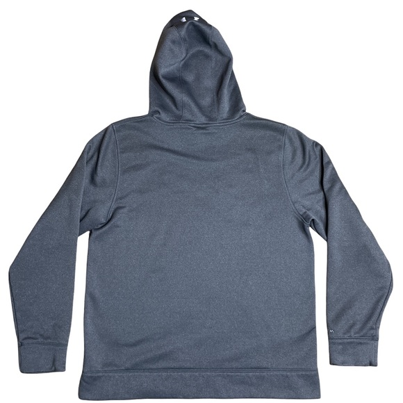 Under Armour Storm Loose Fit Gray Athletic Pullover Hoodie Men's Size Medium M - Picture 2 of 7